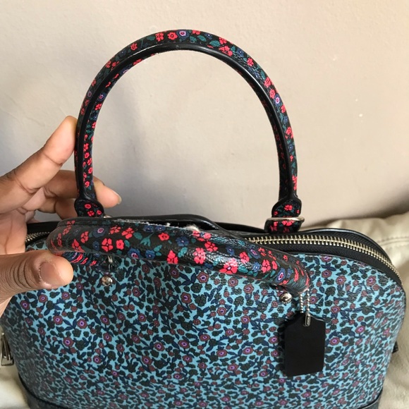 SOLD Coach Sierra Satchel In Ranch Floral Shoulder - Picture 5 of 8